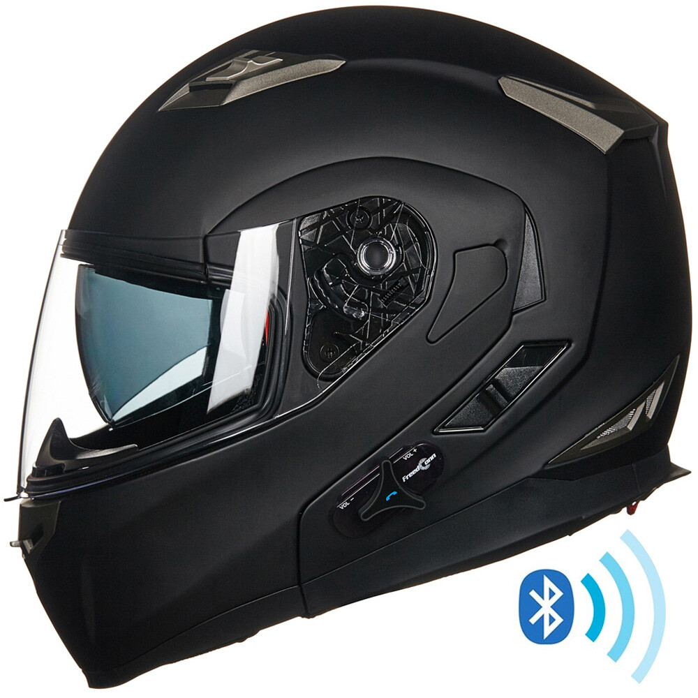 ILM Used Bluetooth Modular Full Face Motorcycle Helmet 6 Riders Group Inter 953P