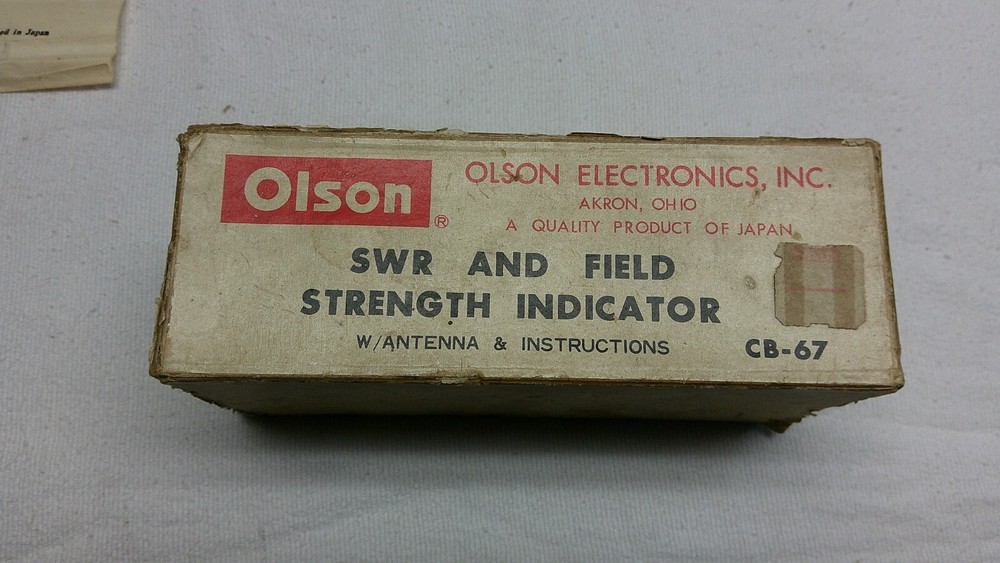 Olson SWR and field strength meter, CB-67