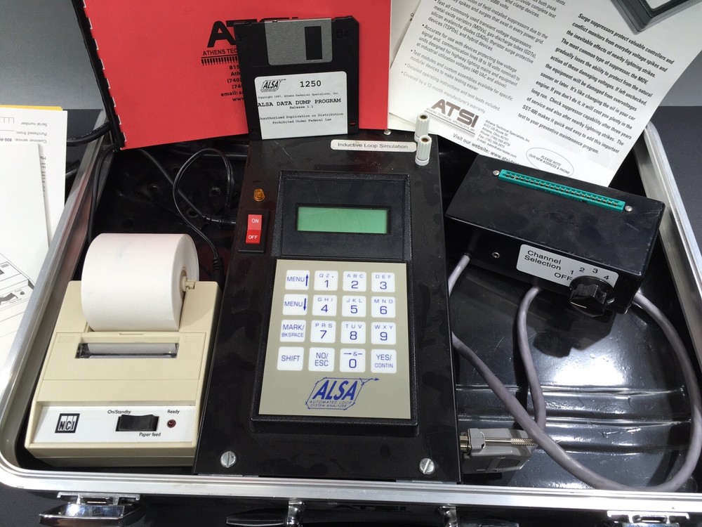ALSA Automated Loop System Analyzer 1250 ATSI SST-400 Surge Supression 1200-028
