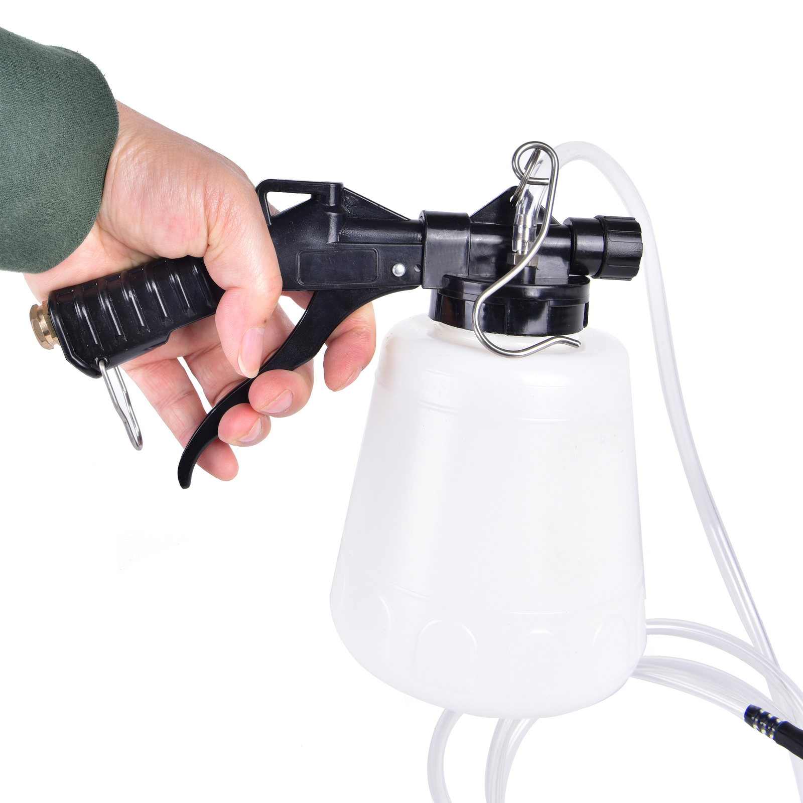 Pneumatic Vacuum Brake Clutch Fluid Bleeder Tool Adapters 70-110 PSI