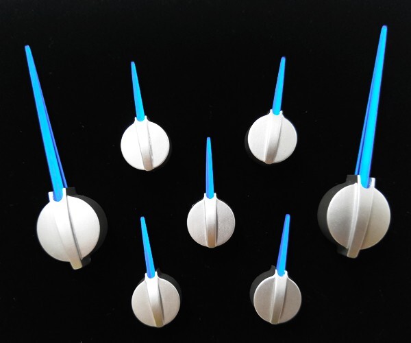 Gauge Pointer Needle Set for 2003-2006 GM Gauge Clusters Satin Blue Custom New