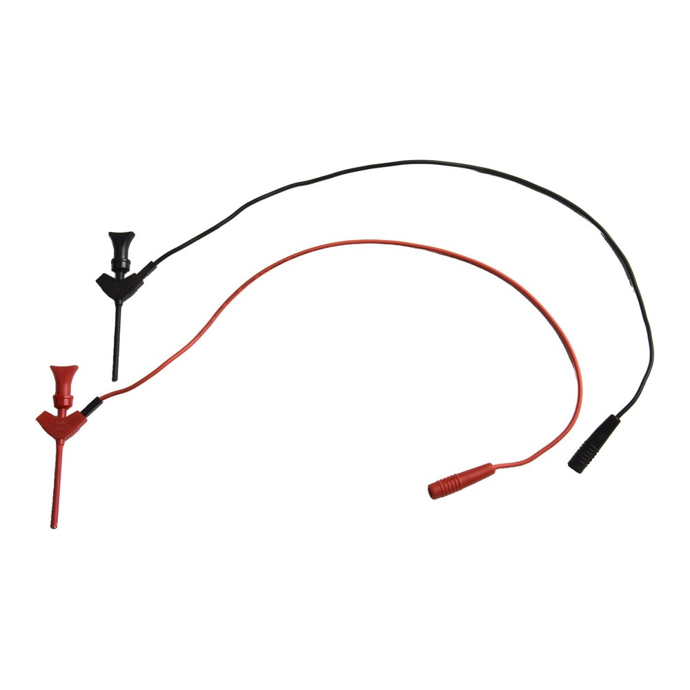 Compact Multimeter Test Hooks with 10 Inch Leads for IC Testing and Repairs