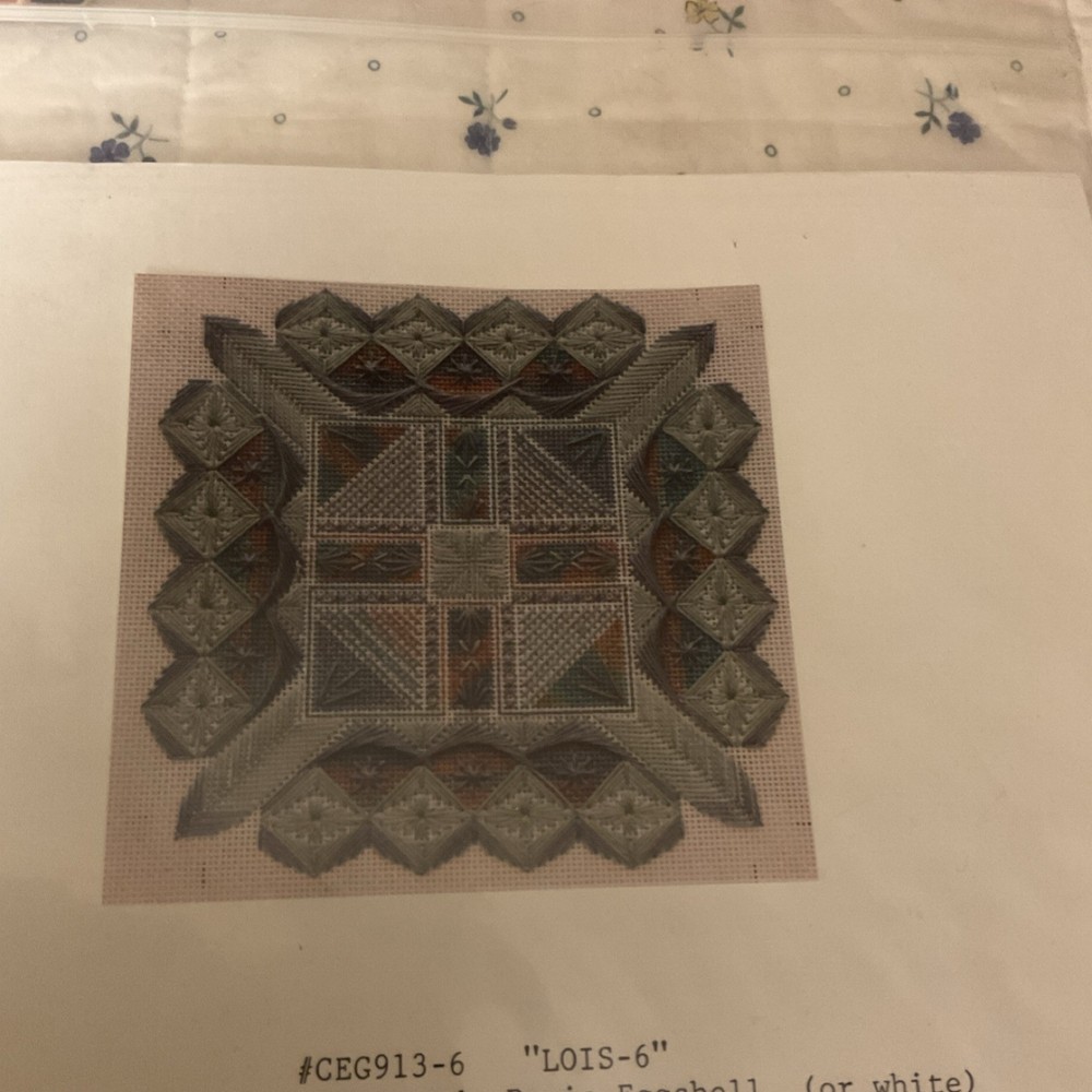 Something Different LOIS-6 Single Needlepoint Pattern CEG913-6 Instructions