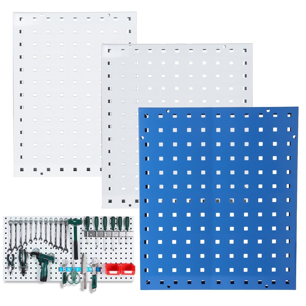 1pc Hanging Panel Wall Pegboard Organizer Shelf Display Rack Holder Garage Use