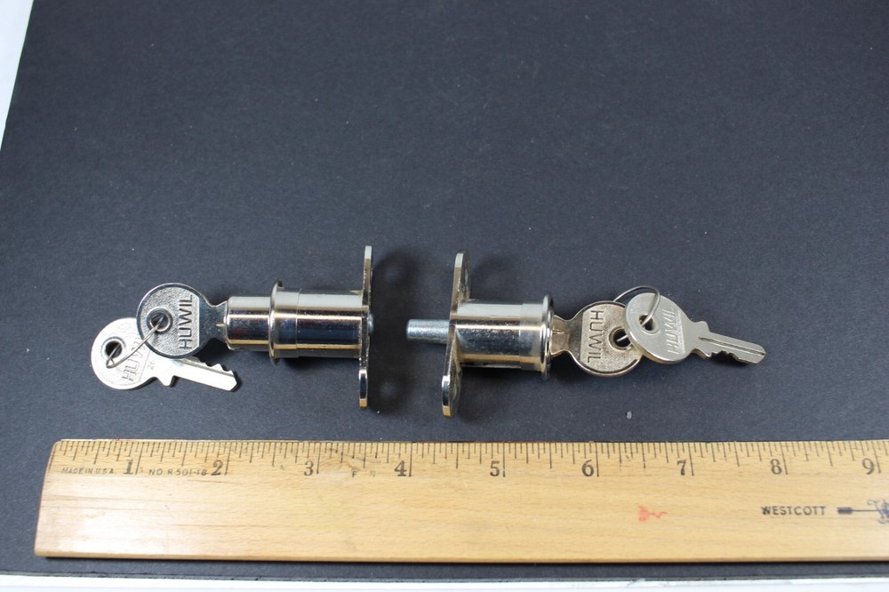 Hulwil Push Button Keyed Locks 2 Pieces