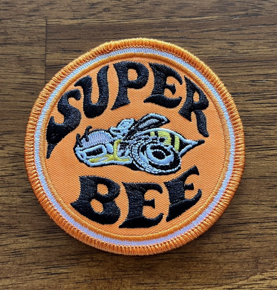 Super Bee Mopar Dodge Challenger Hellcat Hemi Chrysler Patch Iron Sew Cap Hat