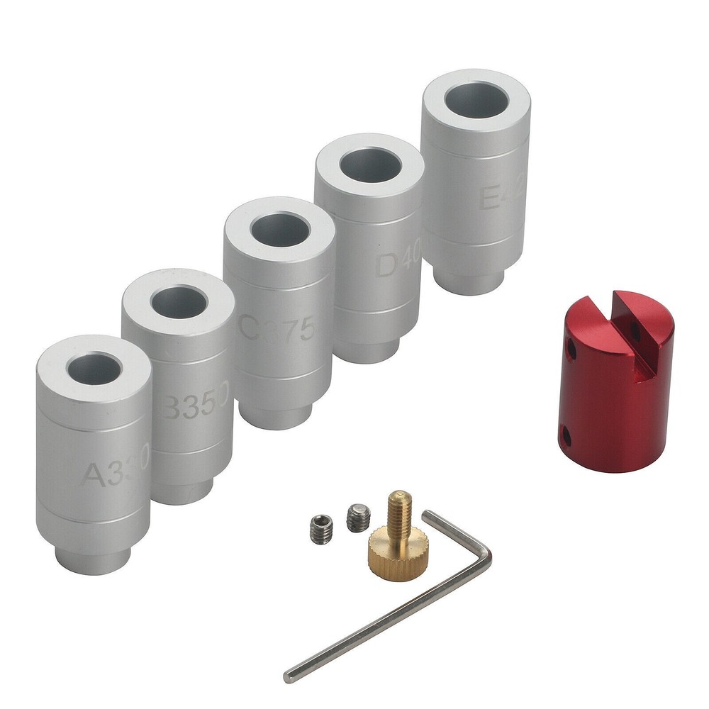 Headspace Gauge Set 5 Bushing For A330 C375 D400 B350 E420 with Comparator Base