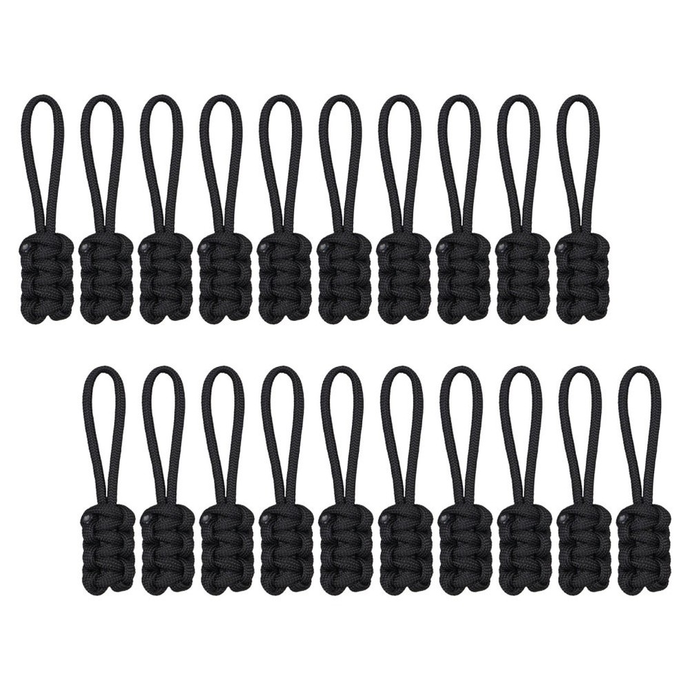 20 Pcs Zipper Pulls for Backpacks Replacement Slider Heads Small