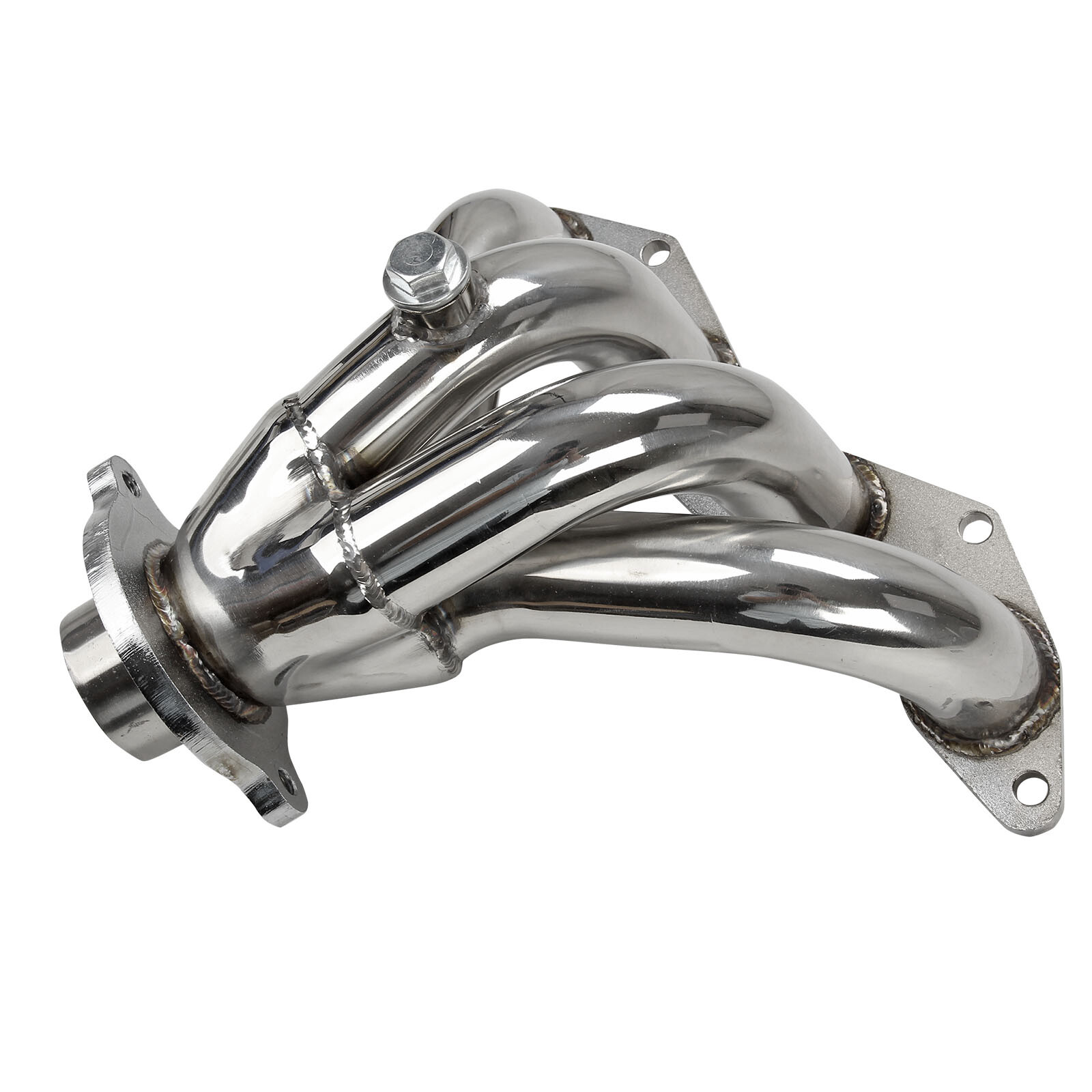 Stainless Race Manifold Header For Honda Civic EX 2001-2005 1.7L SOHC D17A2
