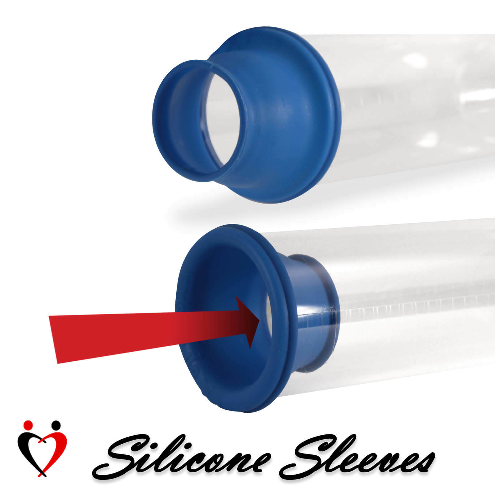 LeLuv Penis Vacuum Pump EasyOp Bgrip 3 Small Medium Large Size Silicone Sleeves