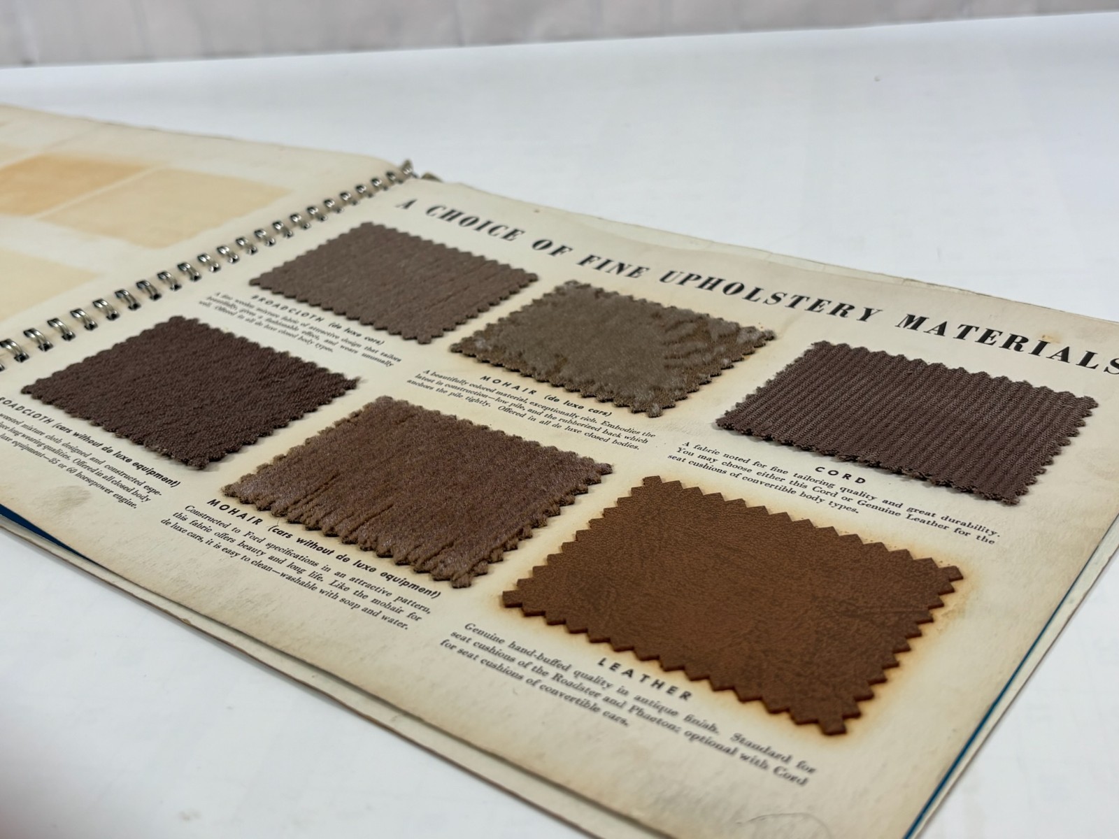 1937 Ford Car Dealership Display Album Book: How To Choose Your Next Automobile