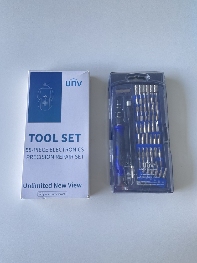 Mini 58-Piece Electronics Precision Repair Tool Set - Blue