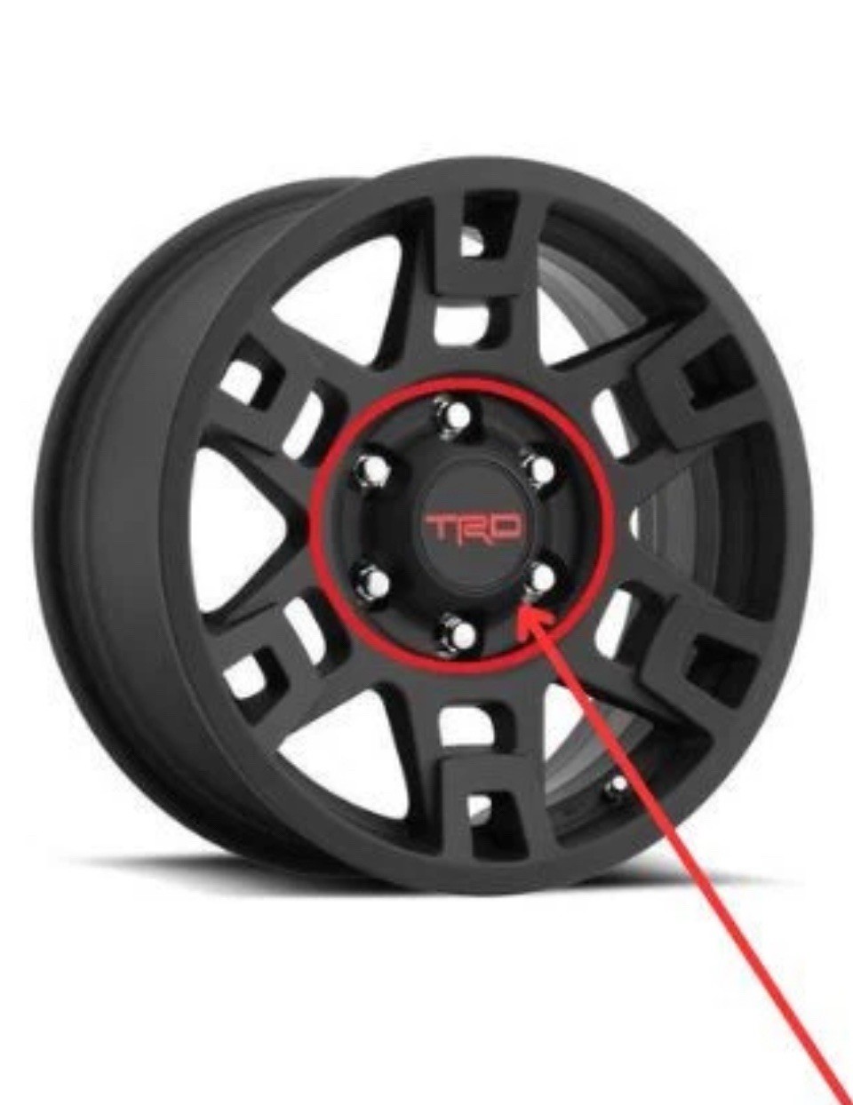 4 Toyota TRD Matte Black Center Cap Set Tacoma 4Runner FJ Cruiser PTR20-35111-BK