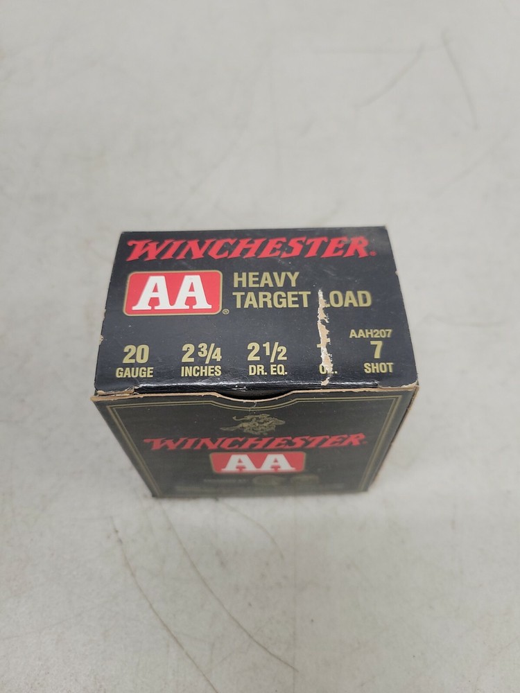 Vintage Winchester AA shot shells gauge box only