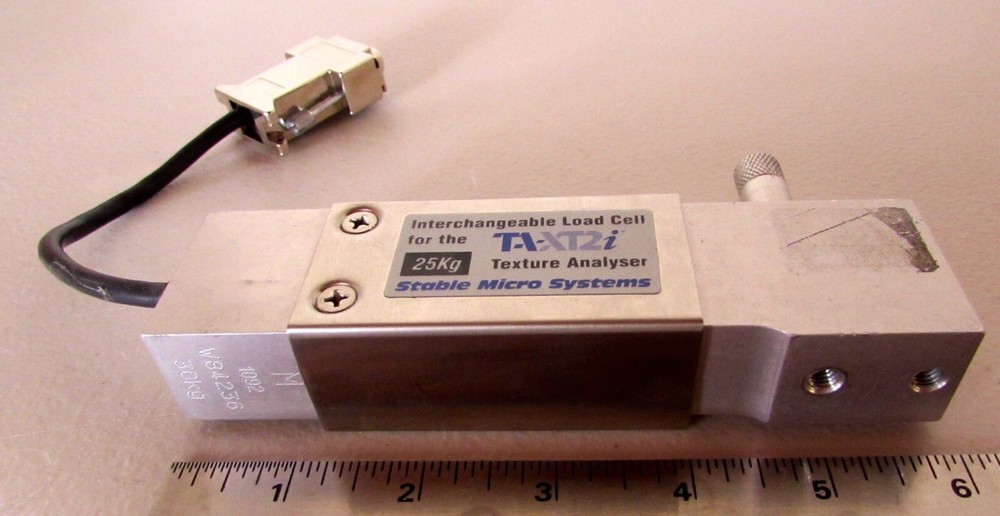 Stable Micro Systems 25kg Interchangable Load Cell TA-XT2i Texture Analyzer USA