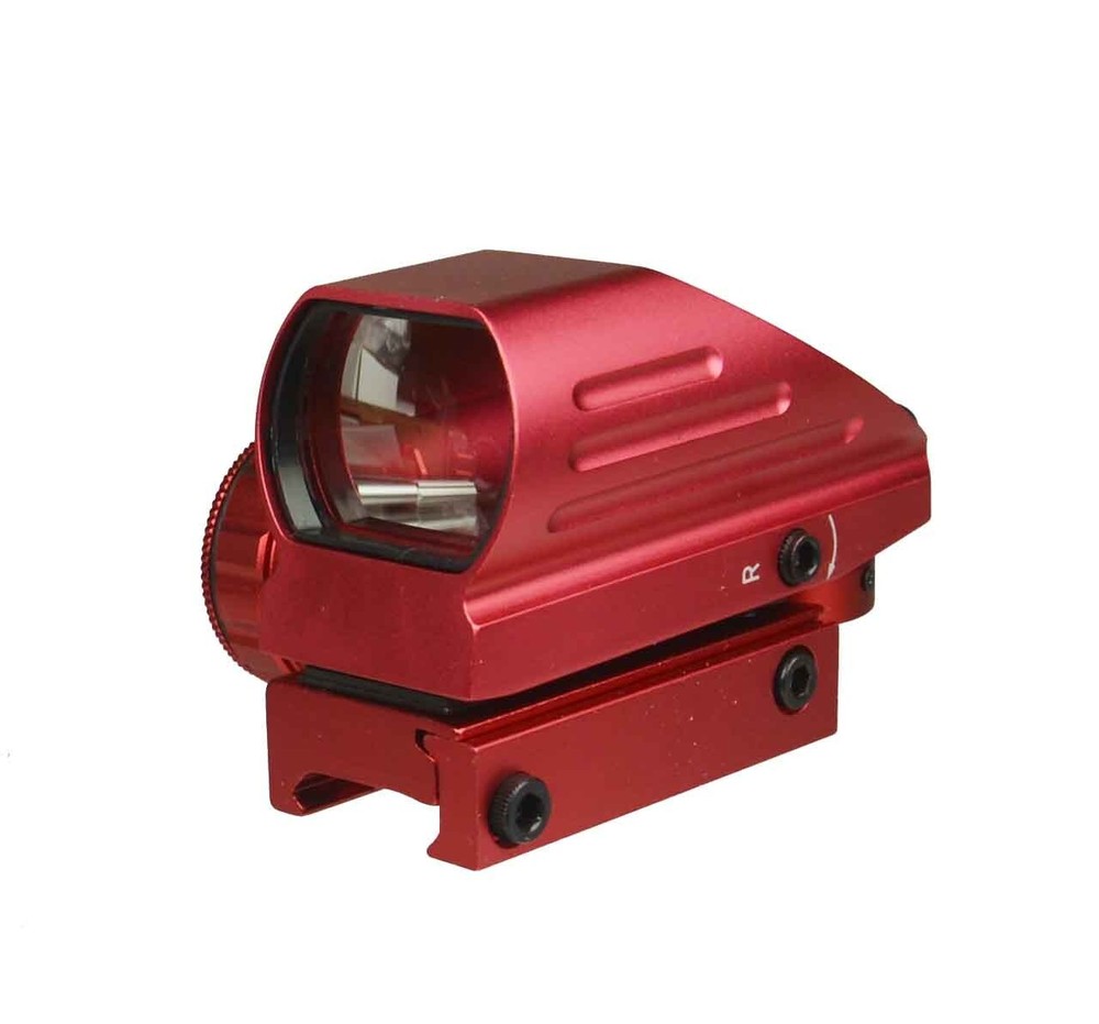Red and Green Mini Dot Sight Red Color Anodized Finish