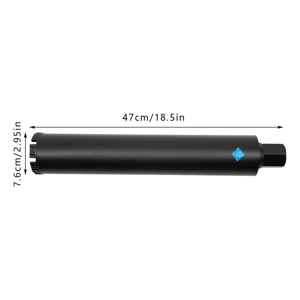 45# Steel Wet Core Drill Bit, Core Bits for Concrete, Diamond Core Drill