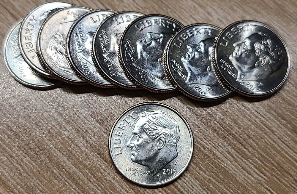 2015 P Roosevelt Dime Clad ** ON HAND **