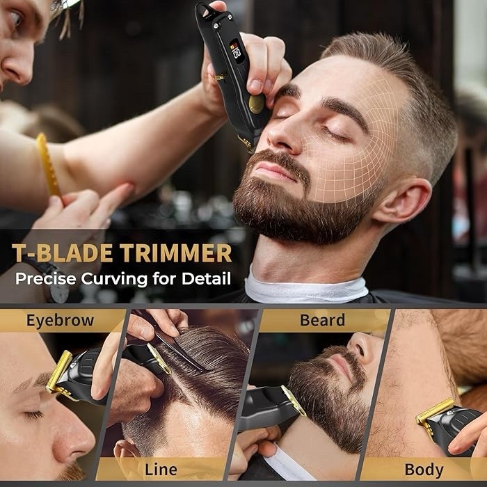 Professional Hair Clippers for Men, Professional Barber Clippers and Trimmer