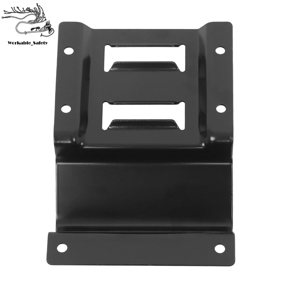 Black Wheel Chock And 6ft Red Ratchet Strap Kit Fit For E Track System Polyester