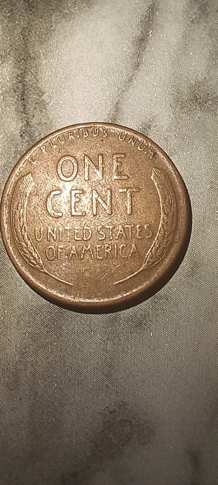 1949 D Lincoln Cent Die Chip Inside Mint Mark