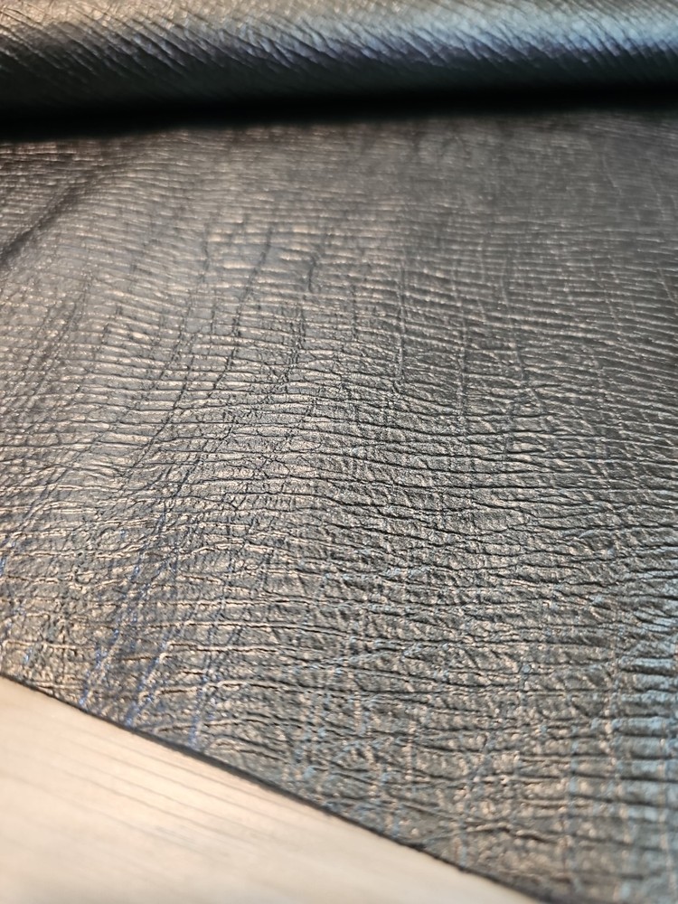 2-3oz METALLIC GRAPHITE S-SHOULDER LEATHER HIDE MEDIUM SOFT SHEET,PANEL 8-9+sqf
