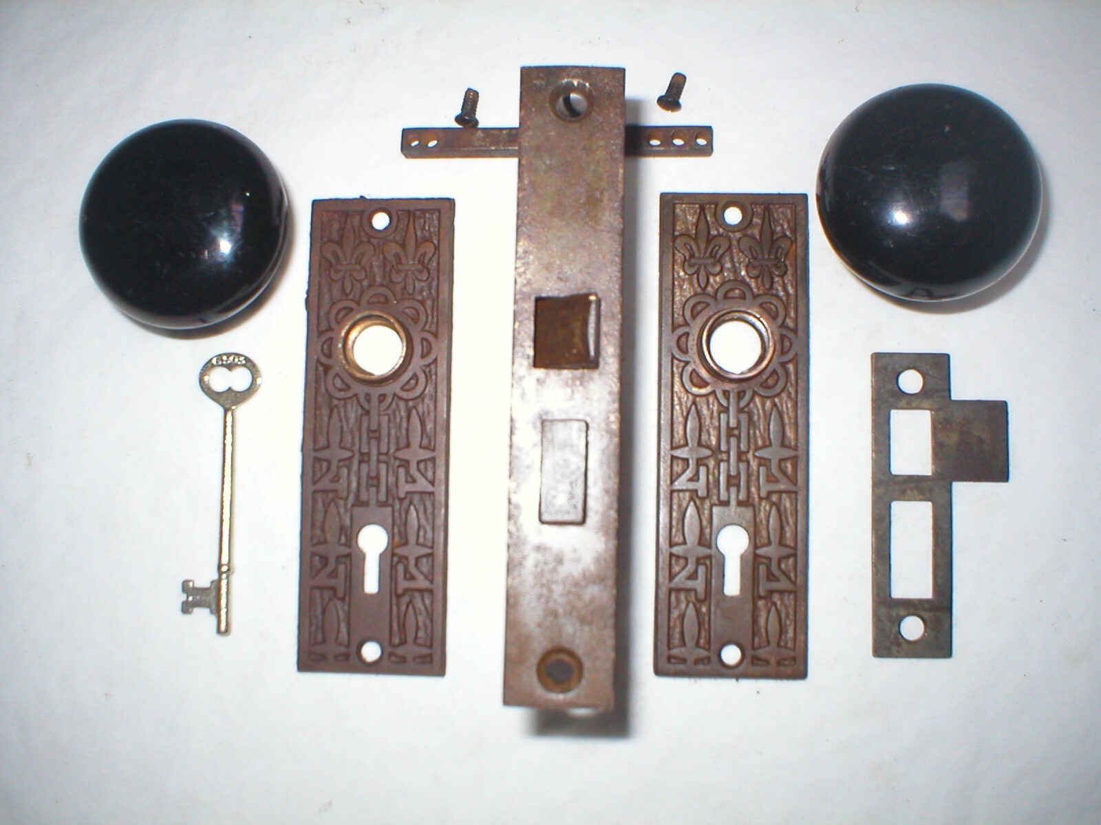 Antique Victorian Era Door Hardware