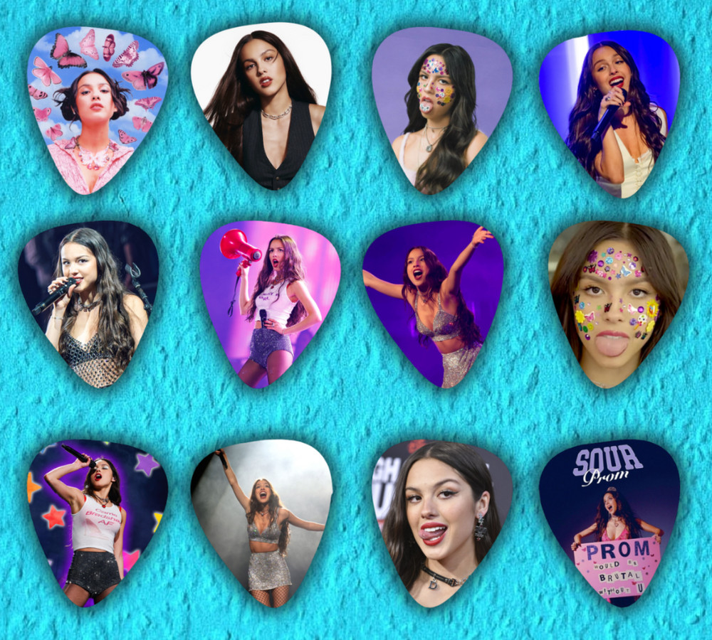 OLIVIA RODRIGO Guitar Picks Set of 12