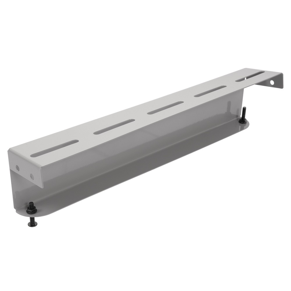 8PK Overhead Storage Bin Rack Ceiling Racks for Utility Bins Organization- Gray