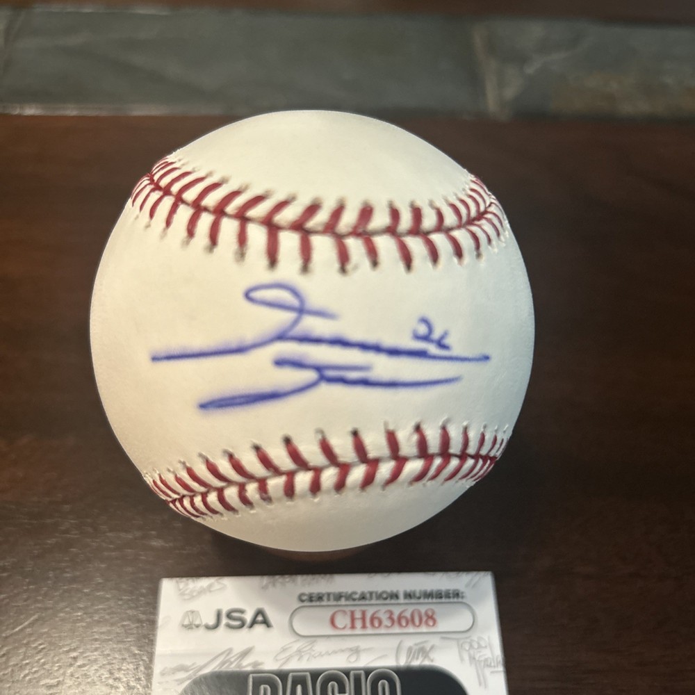 David Dahl Autographed Baseball (JSA CERT