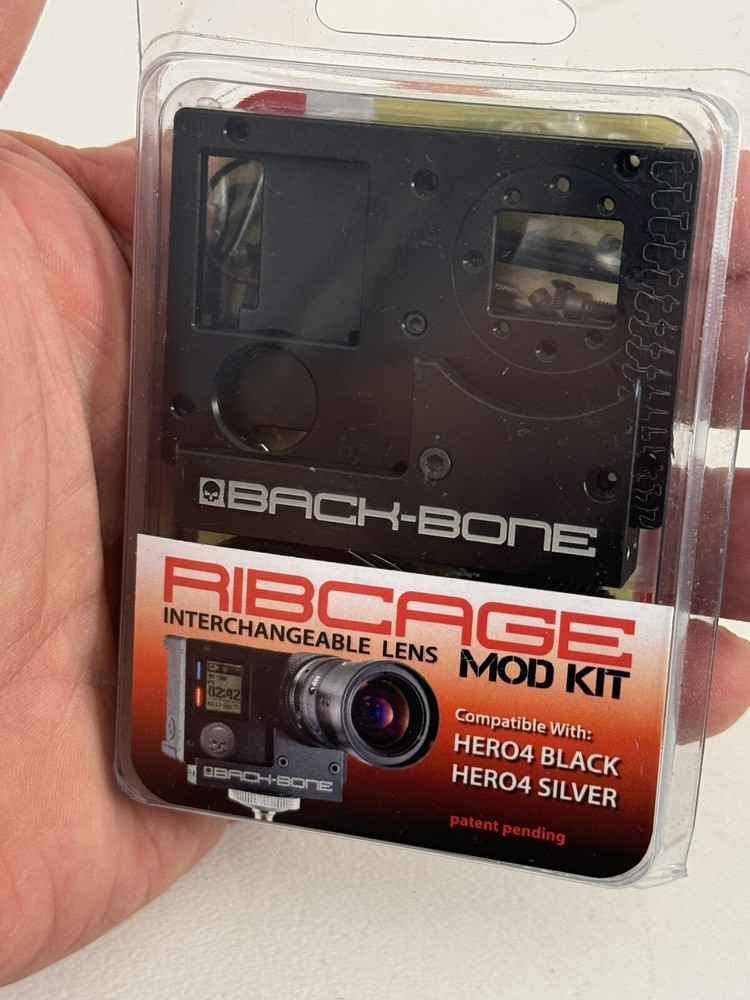Modified Ribcage Mod Kit Installed for Hero4 Black Silver