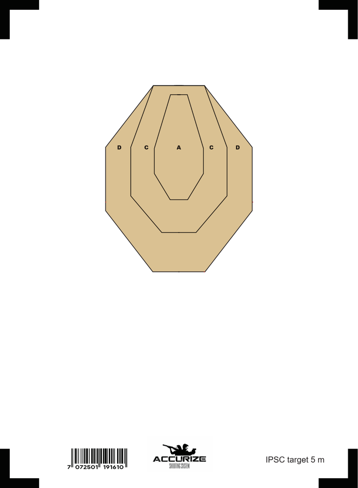 Front target for Accurize shooting system