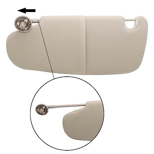 Left Driver Sun Visor Compatible with 2002 2003 2004 2005 2006 2007 2008 2009