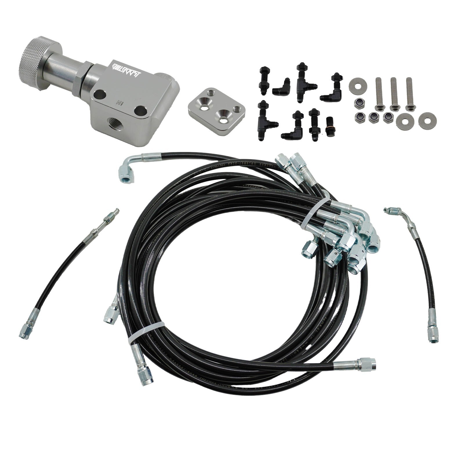 Interior Brake Line Tuck Kit Prop Valve for Acura Integra DC Civic EG 92-95 US