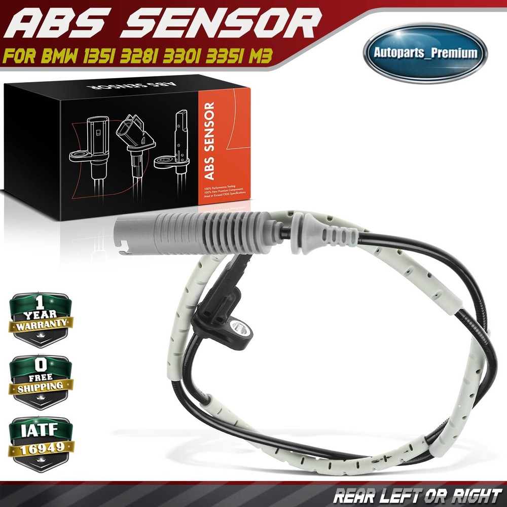 Rear Left /Right  ABS Wheel Speed Sensor for BMW E90 E92 E93 E46 135i 330i  328i