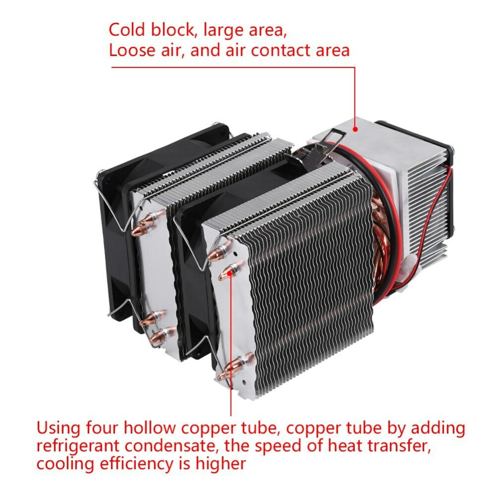 Thermoelectric Cooler DC 12V Semiconductor Refrigeration Cooling Device