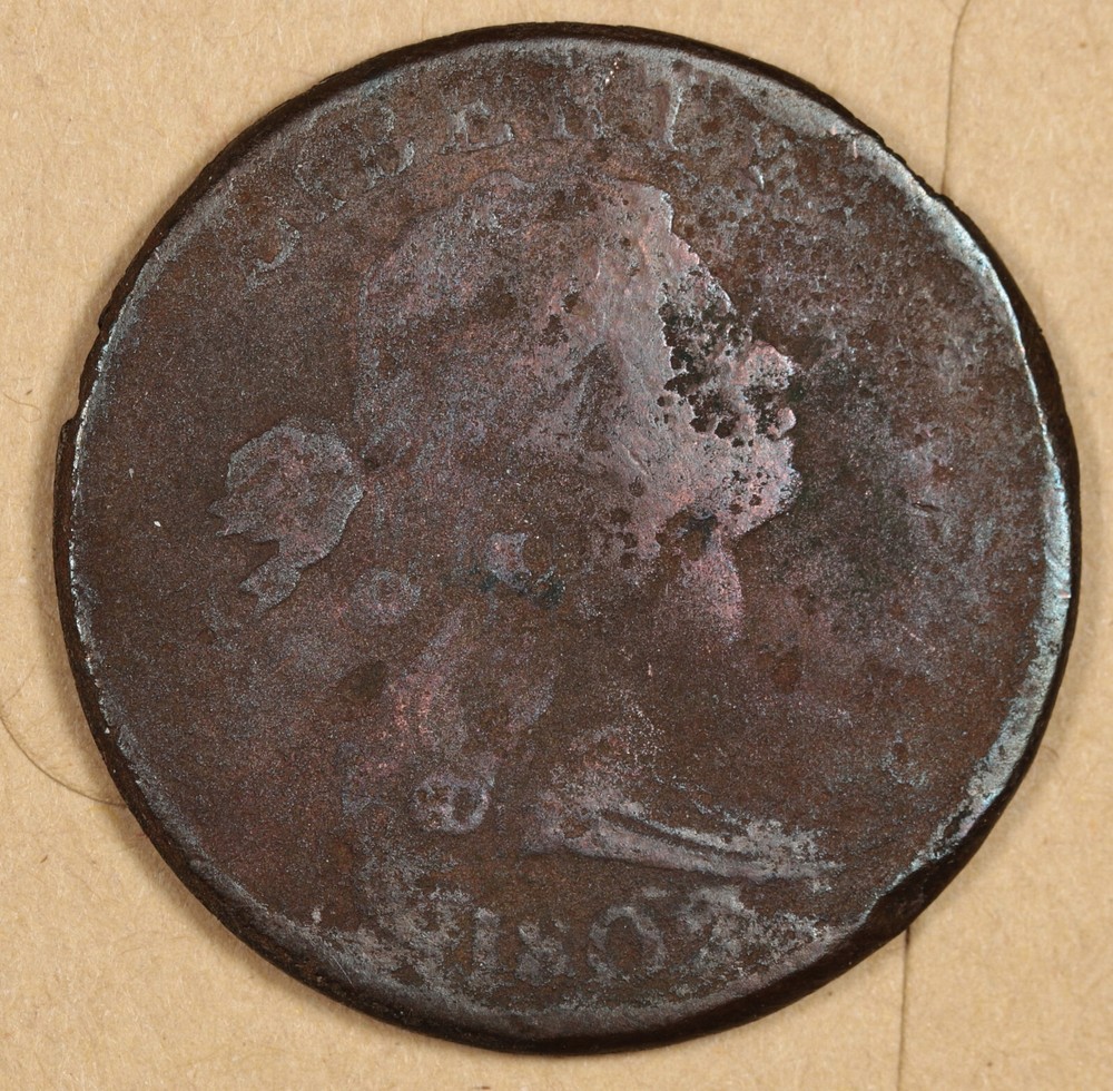 1802 Large Cent.  Circulated.  189140