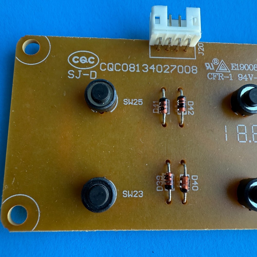 Nektar Impact LX49+ MIDI Keyboard Part: Transpose Octave Switch Button PCB Board