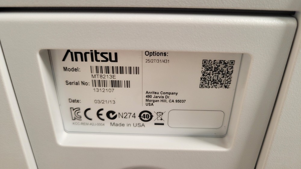 Anritsu Cell Master MT8213E Base Station Analyzer