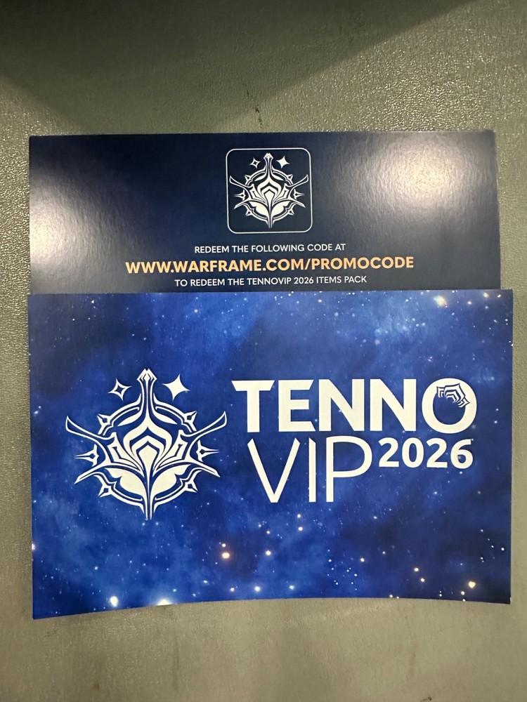 PAX East 2026 Warframe TennoVIP Exclusive Code 2026 Items Pack