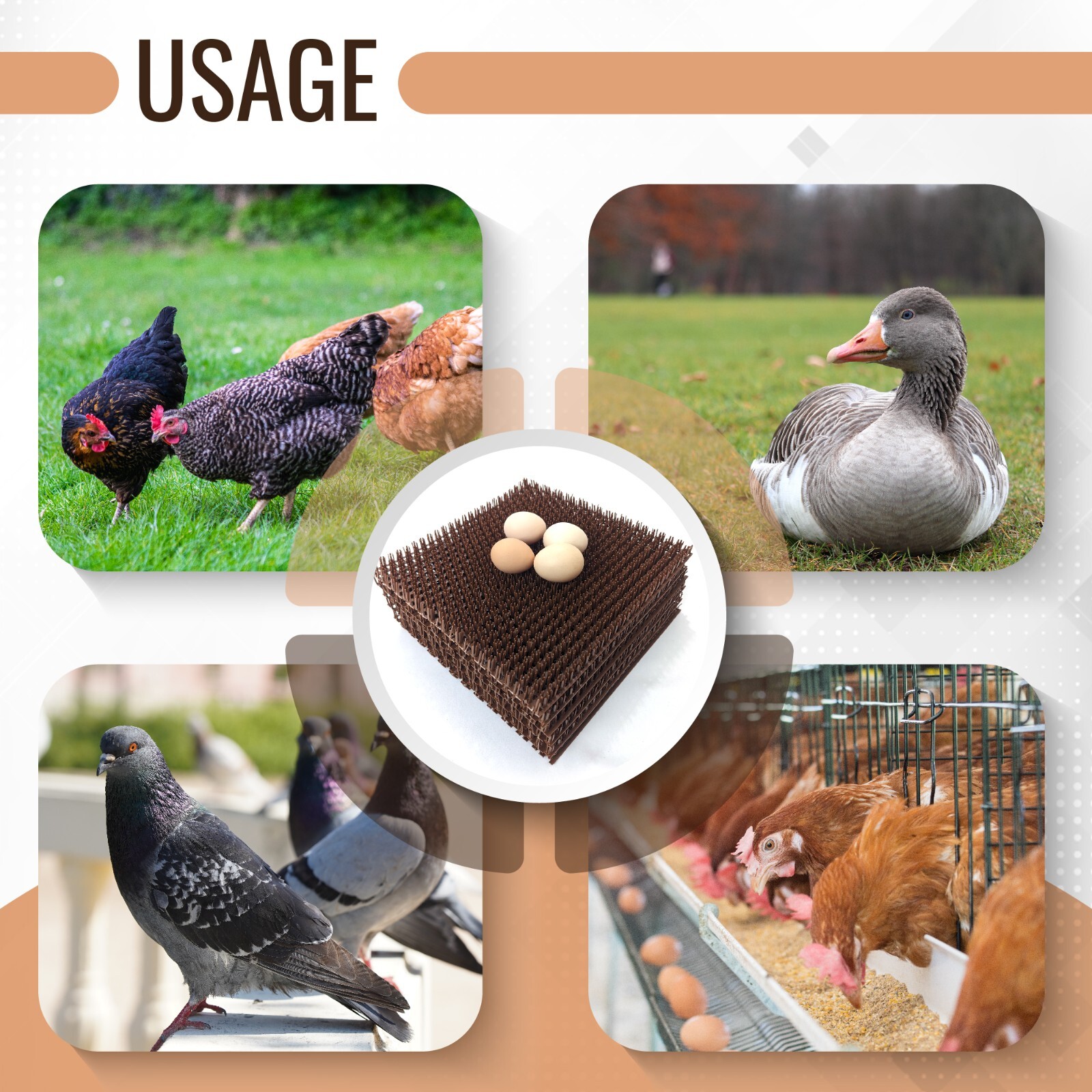 Hen's Choice™ - Washable Chicken Nesting Pads, Coop bedding for Hens & Poultry