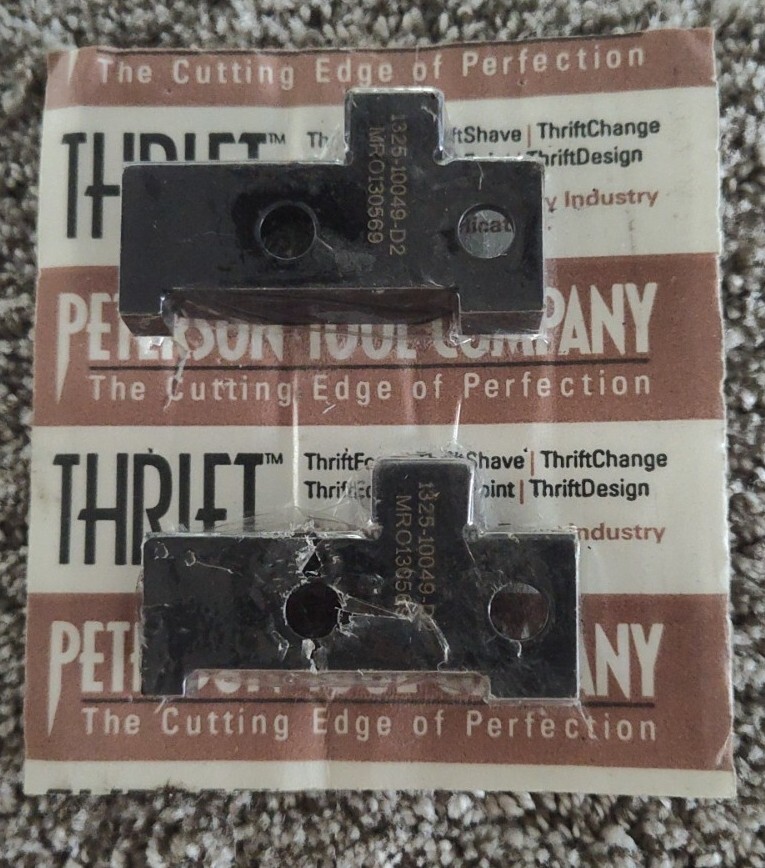 PETERSON TOOL CO. MR0130569 2 PIECES