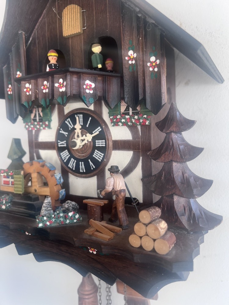 Cuckoo Clock Wooden Weights 1 Day