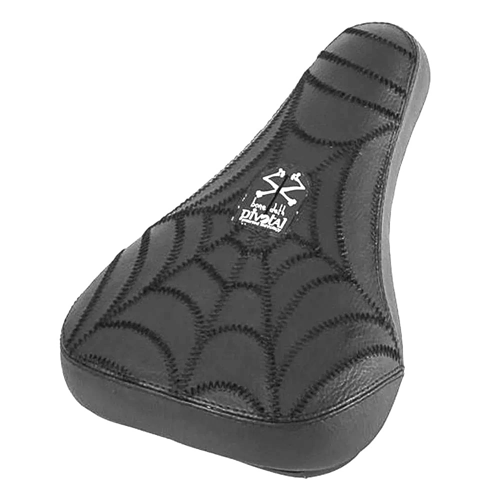 BONE DETH SPIDER MID PIVOTAL BMX BIKE SEAT SHADOW SUBROSA BLACK NEW