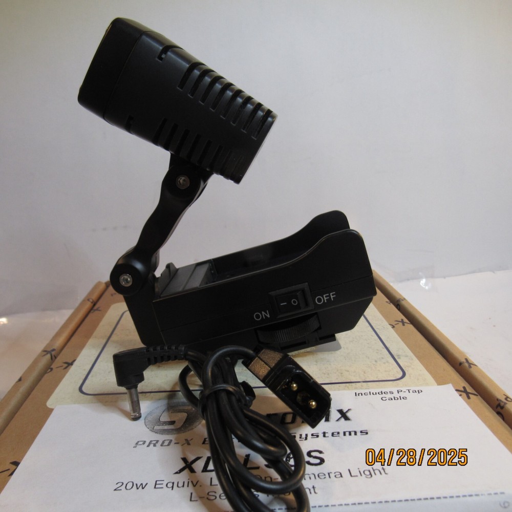 Switronix XD-L56S LED On-Camera Light, Pro X Battery Systems - Includes P TAP