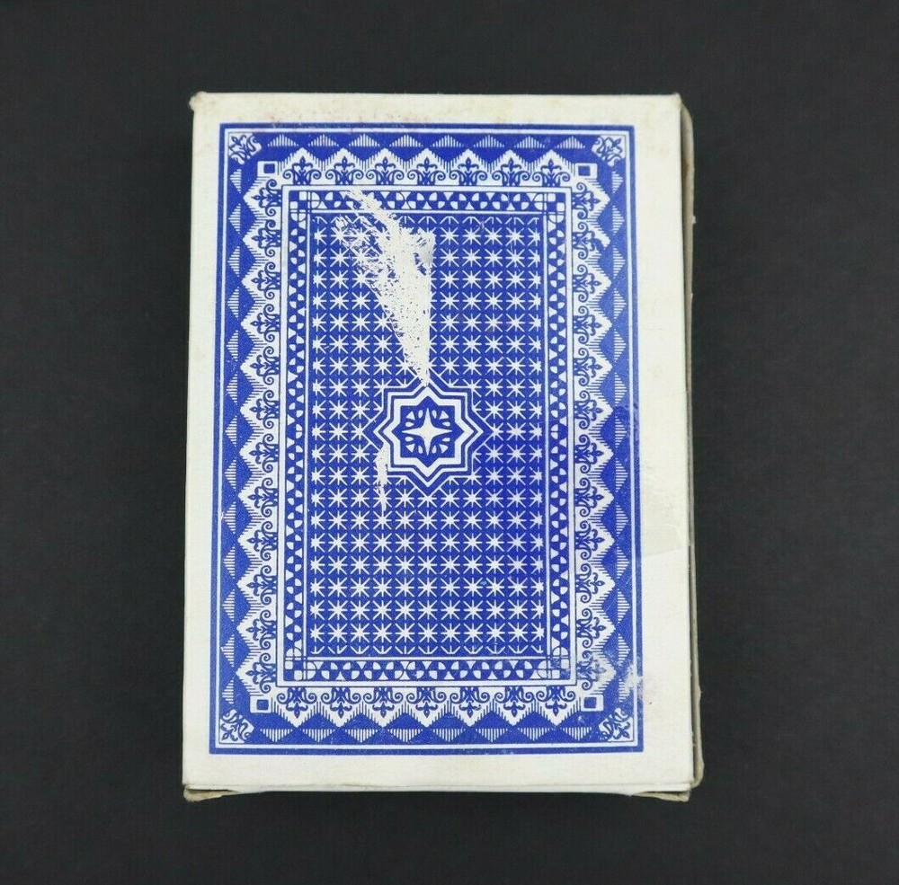 Poker Size Playing Cards Plastic Coated Complete Set Used