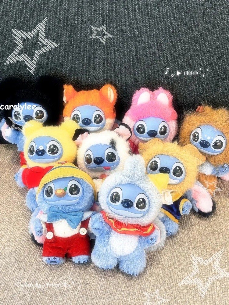 Pop Mart Disney Stitch Adventure Series Blind Box Figures Toy Plush Pendant