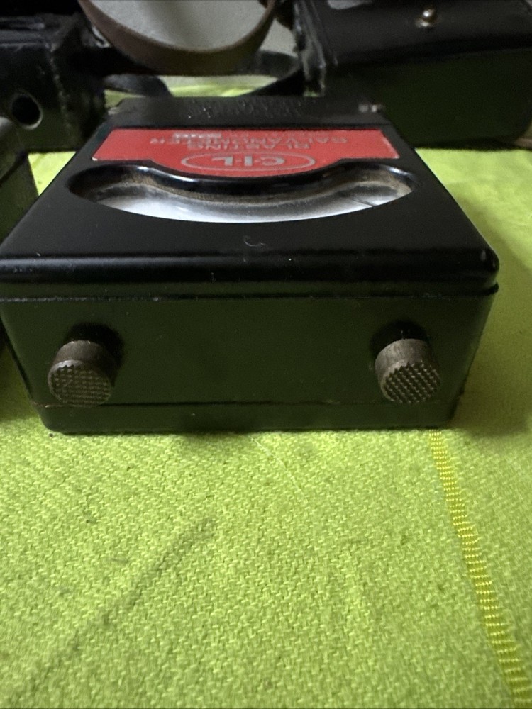 Vintage Bitronics PD-3 Blasting Galvanometer Current Measuring w/ Leather Case