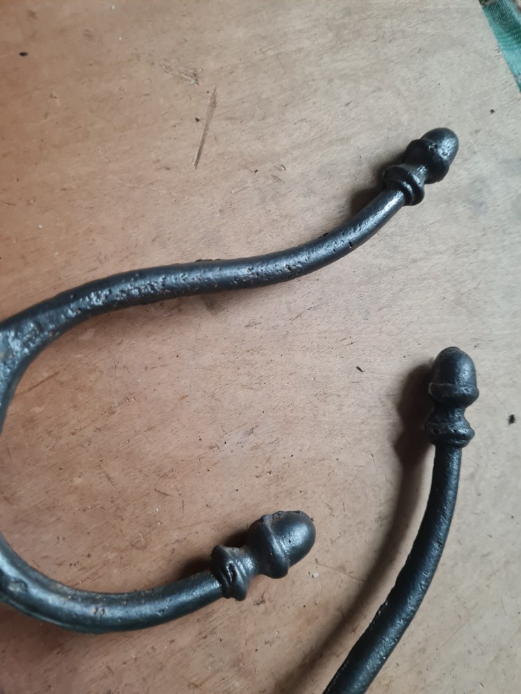Two Vintage Cast Iron Coat /Bag/ Hat/ Hooks