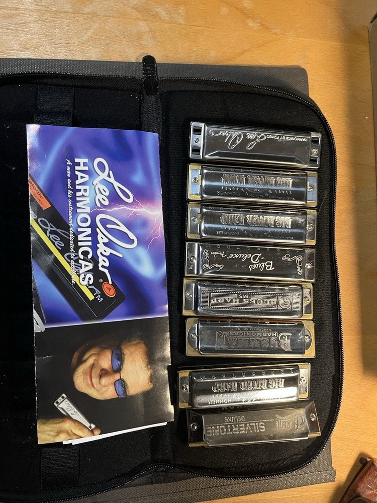 Lee Oskar, Hohner, Fender Diatonic Harmonica Set, Multiple Keys, Case